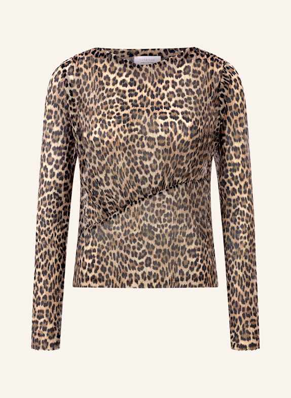 Rich & Royal Longsleeve aus Mesh BRAUN/ BEIGE/ SCHWARZ