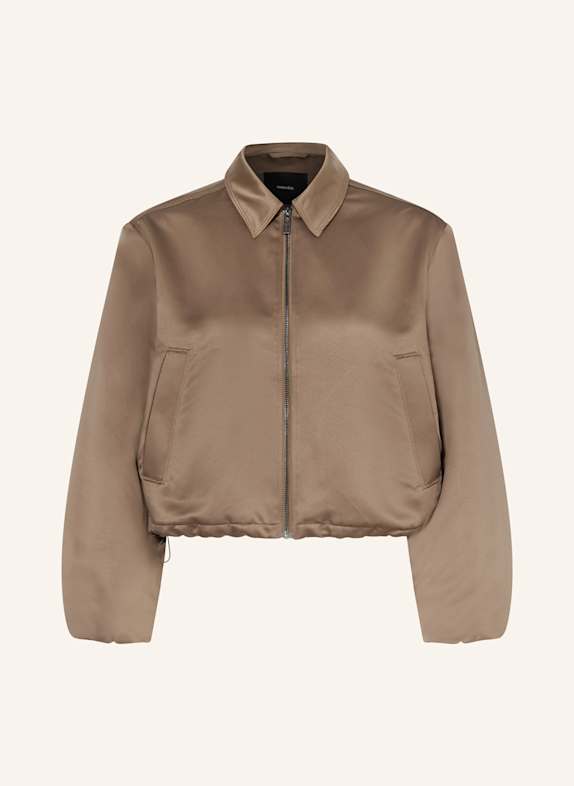 someday Kastenjacke NORIEL aus Satin BRAUN