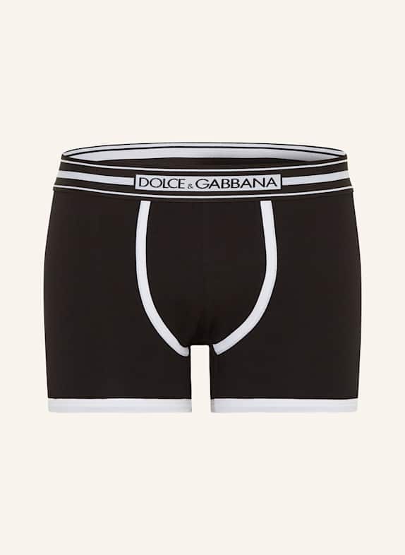 DOLCE & GABBANA Boxershorts SCHWARZ/ WEISS