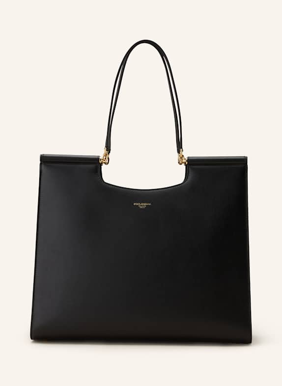DOLCE & GABBANA Shopper SICILY LARGE SCHWARZ