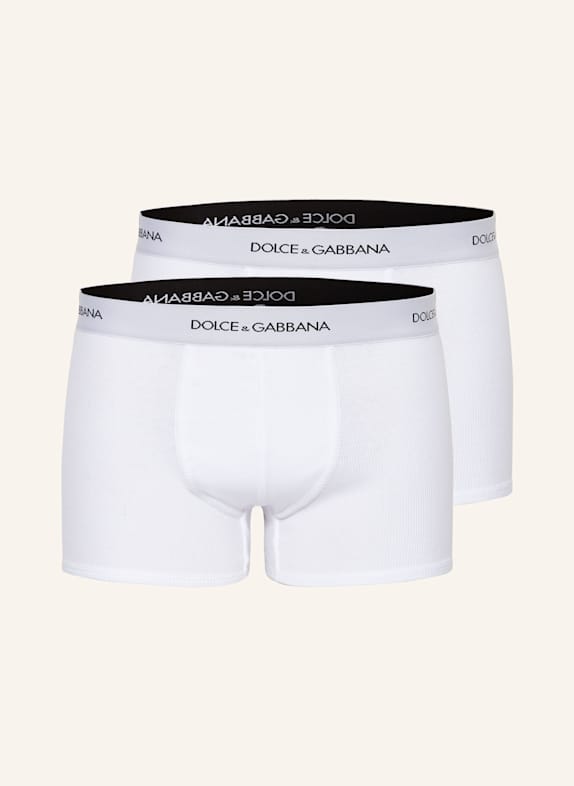 DOLCE & GABBANA 2er-Pack Boxershorts WEISS
