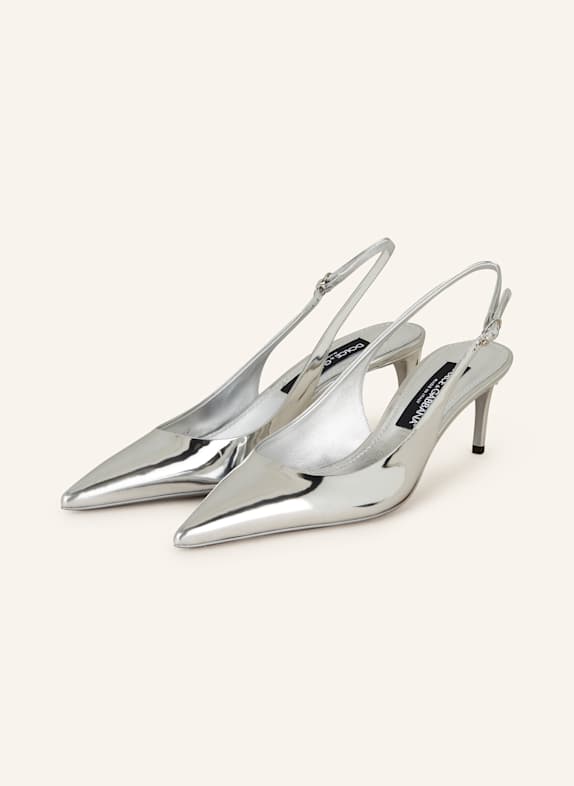 DOLCE & GABBANA Slingpumps SILBER