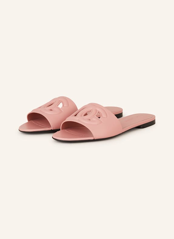 DOLCE & GABBANA Pantoletten  ROSA