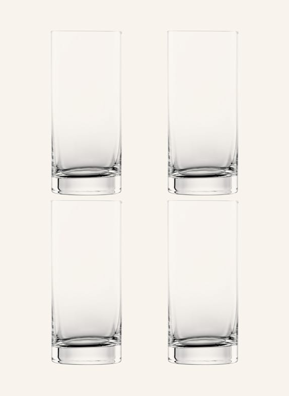 ZWIESEL GLAS 4er-Set Longdrinkgläser TAVORO WEISS