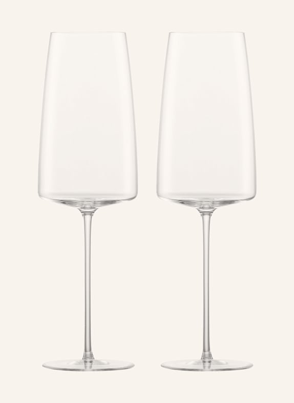 ZWIESEL GLAS 2er-Set Sektgläser SIMPLIFY WEISS