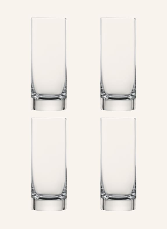 ZWIESEL GLAS 4er-Set Longdrinkgläser TAVORO WEISS