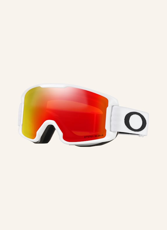 OAKLEY Skibrille LINE MINER WEISS/ GELB/ ORANGE