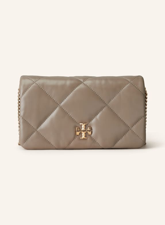 TORY BURCH Torba na ramię KIRA SZAROBRĄZOWY