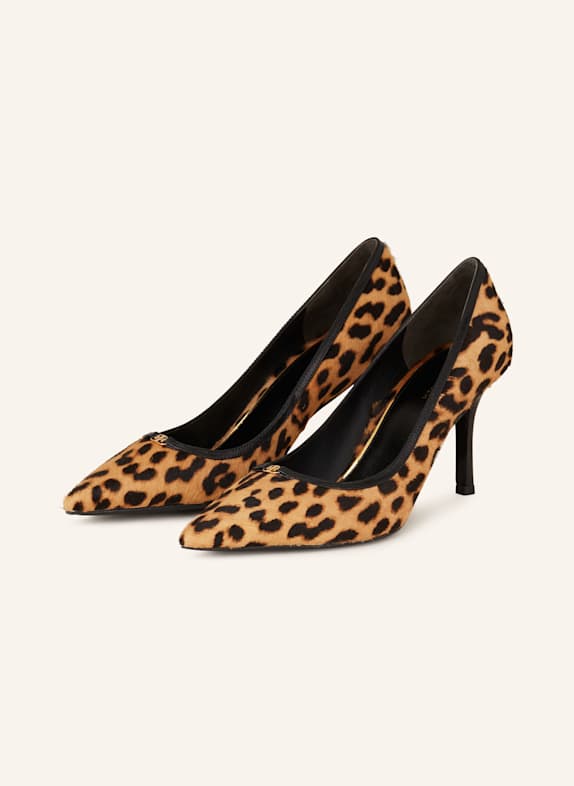 TORY BURCH Pumps SCHWARZ/ BRAUN