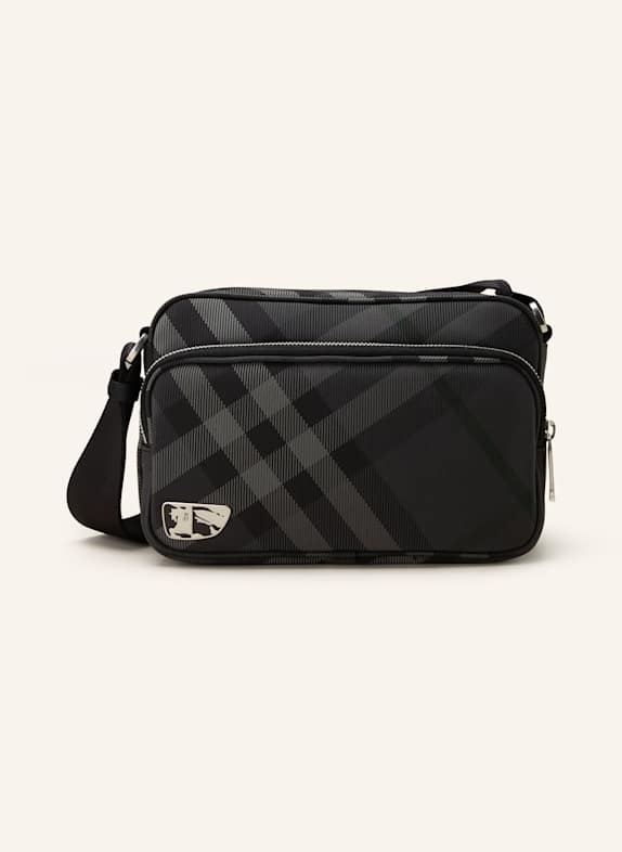 BURBERRY Umhängetasche GRID DUNKELGRAU/ SCHWARZ/ DUNKELGRÜN