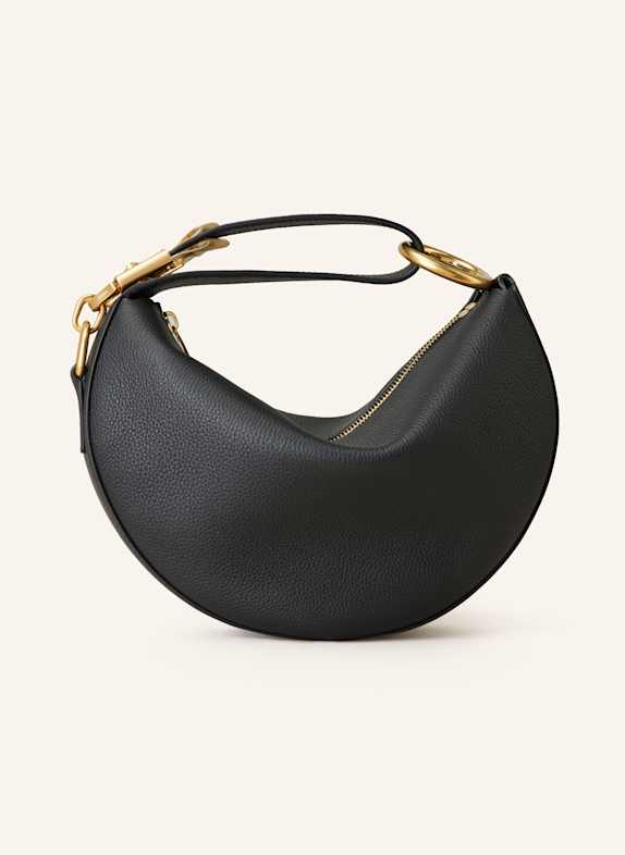 BURBERRY Torba na ramię KNIGHT ARC CZARNY
