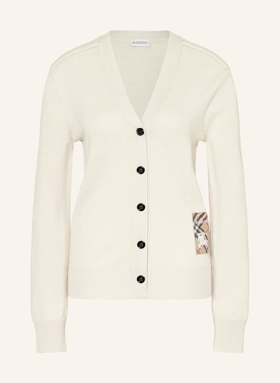 BURBERRY Strickjacke CREME