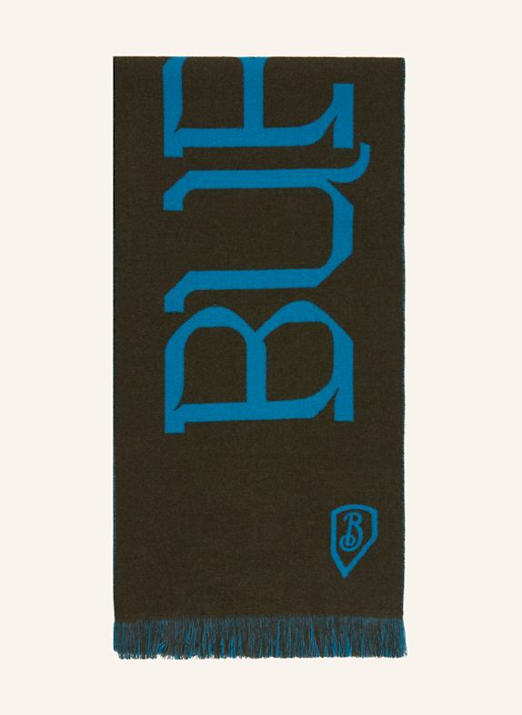 BURBERRY Schal DUNKELGRAU/ BLAU