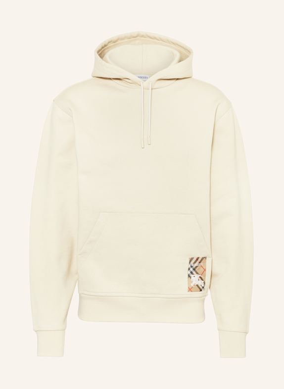 BURBERRY Bluza z kapturem BEŻOWY