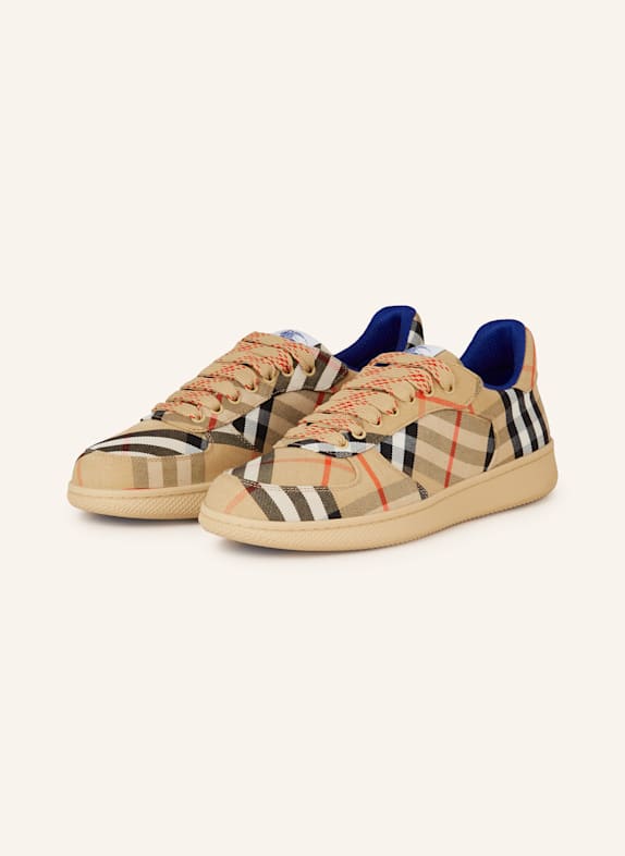 BURBERRY Sneaker TERRACE BEIGE/ SCHWARZ/ ROT