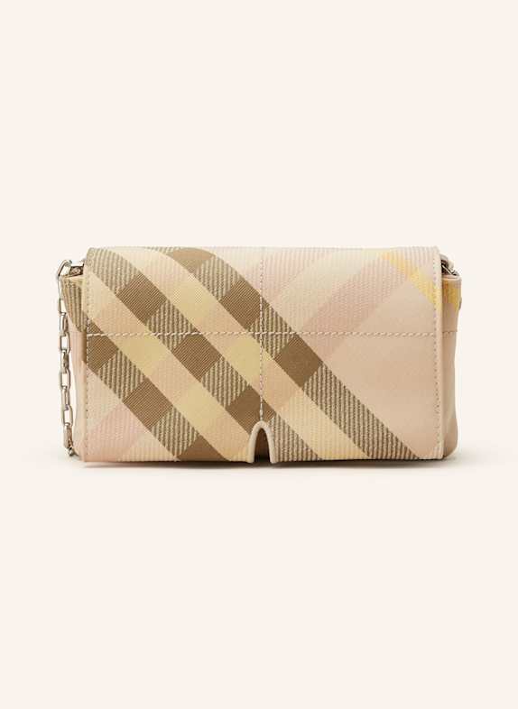 BURBERRY Umhängetasche SNIP MINI HELLGELB/ ROSÉ/ TAUPE