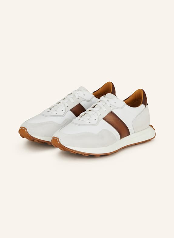 MAGNANNI Sneaker ROMERO II WEISS/ HELLGRAU/ BRAUN