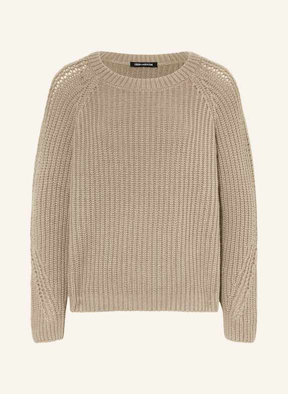 IRIS von ARNIM Cashmere-Pullover GOMA HELLBRAUN