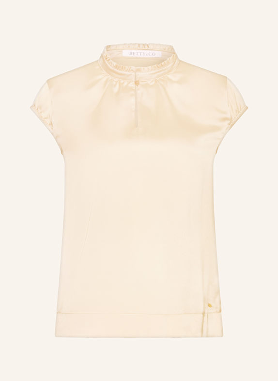 BETTY&CO Blusenshirt aus Satin CREME