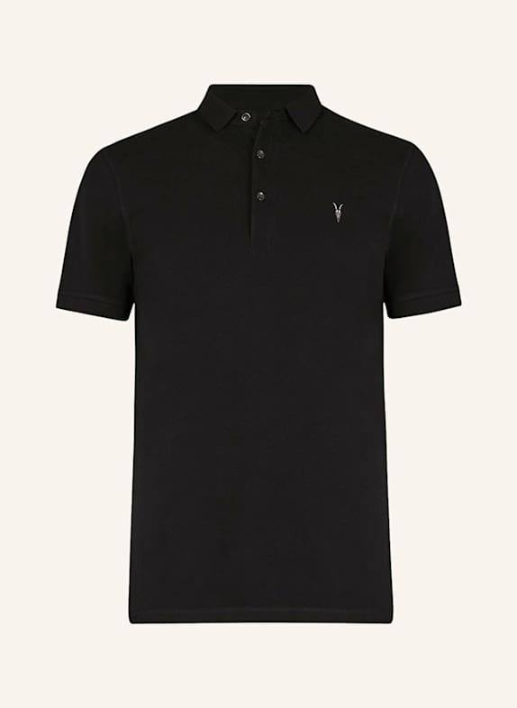 ALLSAINTS Piqué-Poloshirt REFORM Slim Fit SCHWARZ