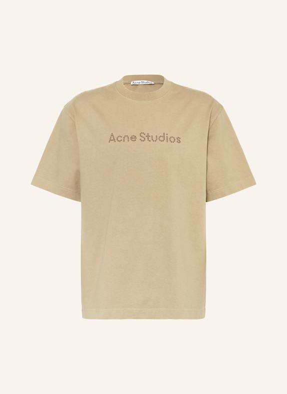 Acne Studios T-shirt BEŻOWY
