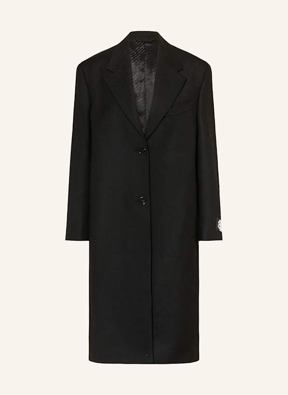 Acne Studios Wollmantel SCHWARZ