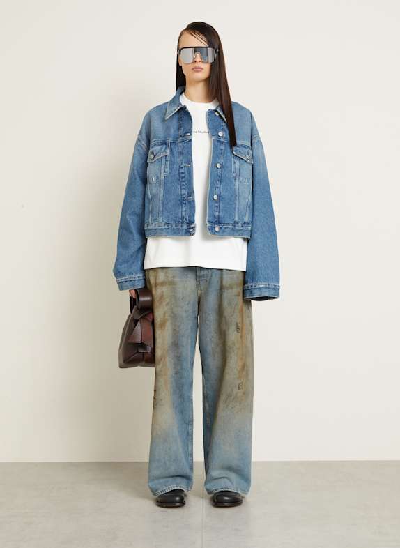 Acne Studios Jeansjacke MID BLUE