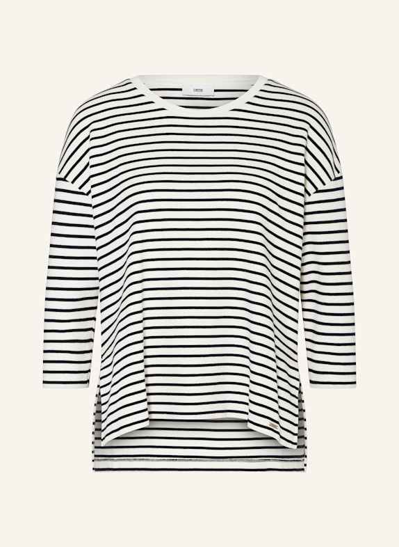 CINQUE Shirt mit 3/4-Arm DUNKELBLAU/ WEISS
