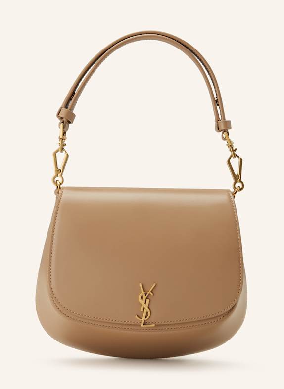 SAINT LAURENT Torebka VOLTAIRE JASNOBRĄZOWY