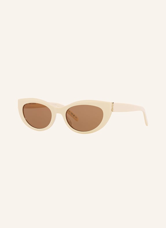 SAINT LAURENT Sonnenbrille YS000478 3100D1 - CREME/ BRAUN