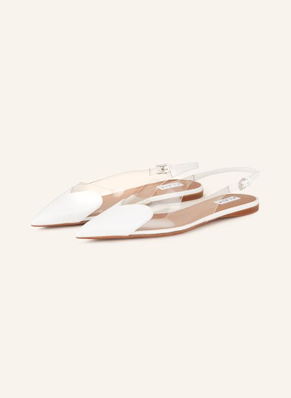 ALAÏA Slingballerinas WEISS