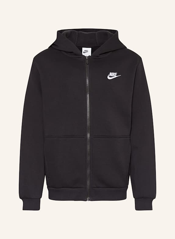 Nike Bluza rozpinana CZARNY