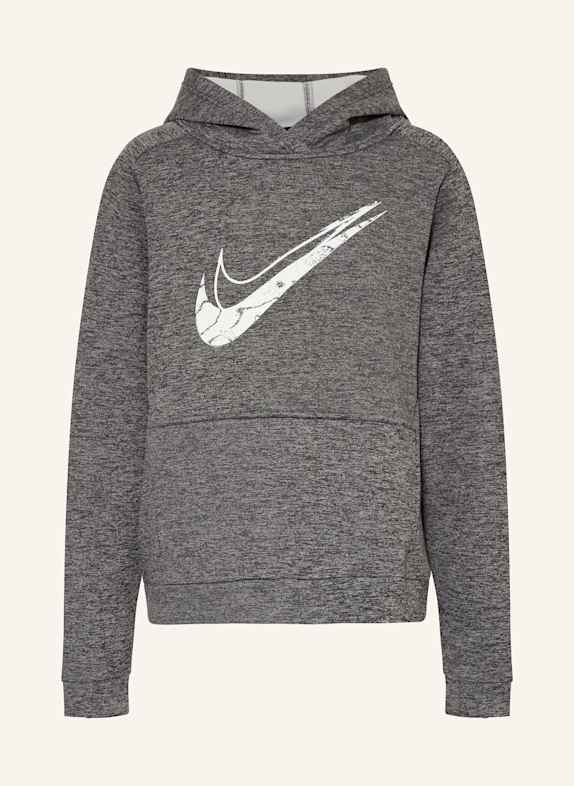 Nike Bluza z kapturem MULTI STAIN REPEL SZARY/ CZIEMNOSZARY/ BIAŁY
