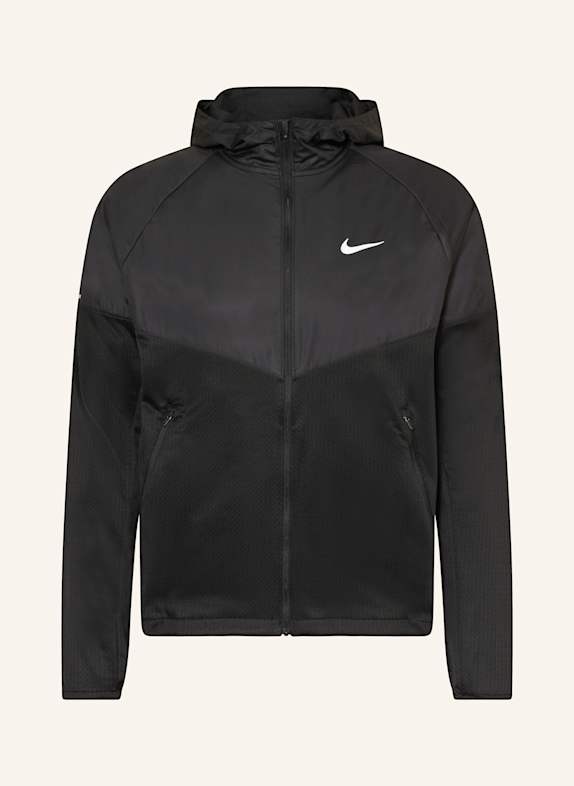 Nike Kurtka do biegania MILER CZARNY