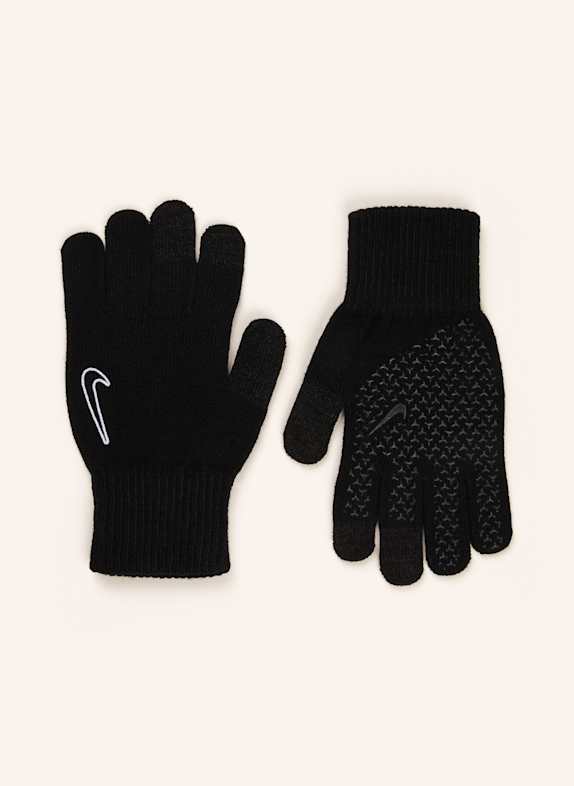Nike Multisport-Handschuhe KNIT GRIP mit Touchscreen-Funktion SCHWARZ