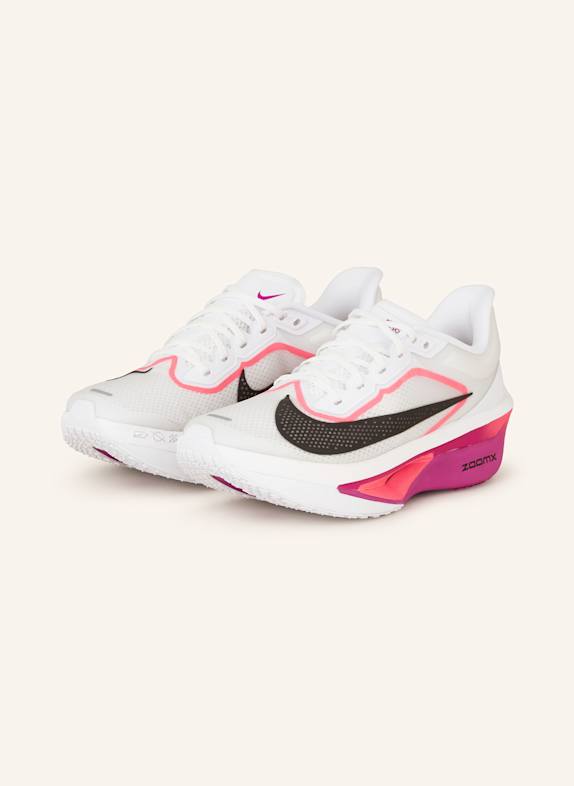 Nike Laufschuhe ZOOM FLY 6 WEISS/ NEONPINK/ SCHWARZ