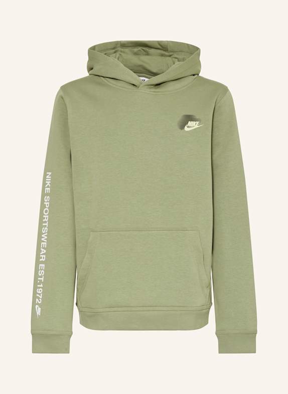Nike Bluza z kapturem STANDARD ISSUE OLIWKOWY