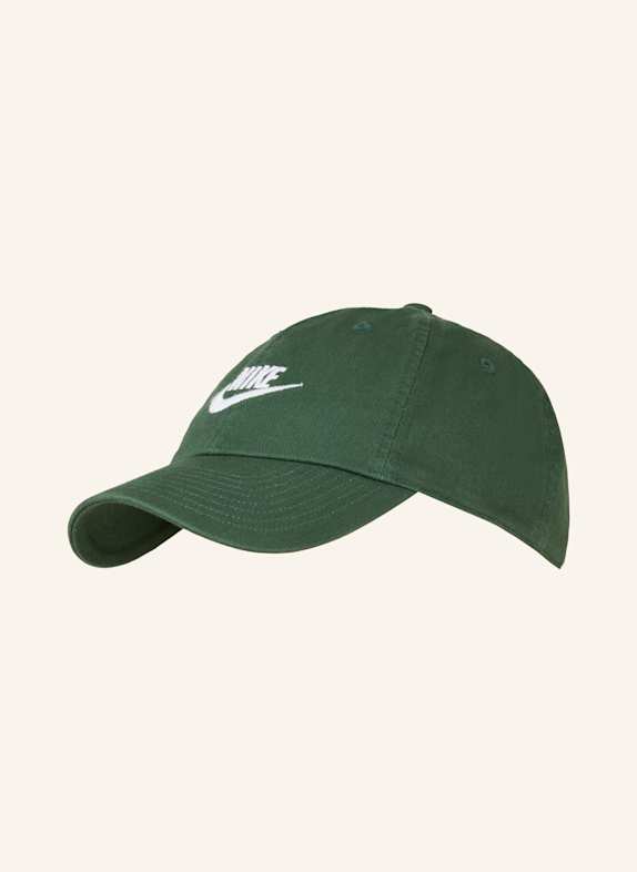 Nike Czapka z daszkiem CLUB CIEMNOZIELONY