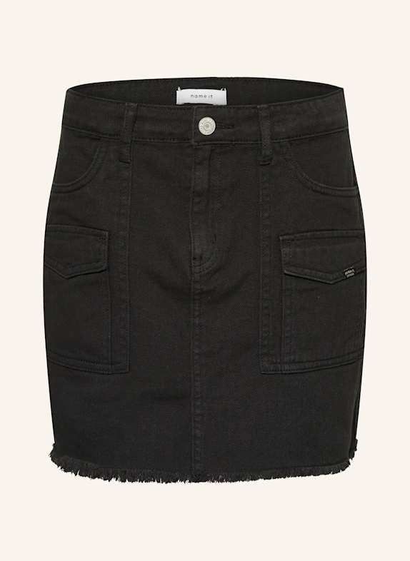 name it Jeansrock SCHWARZ