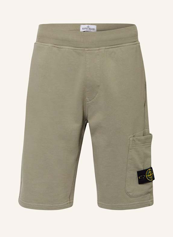 STONE ISLAND JUNIOR Sweatshorts OLIV