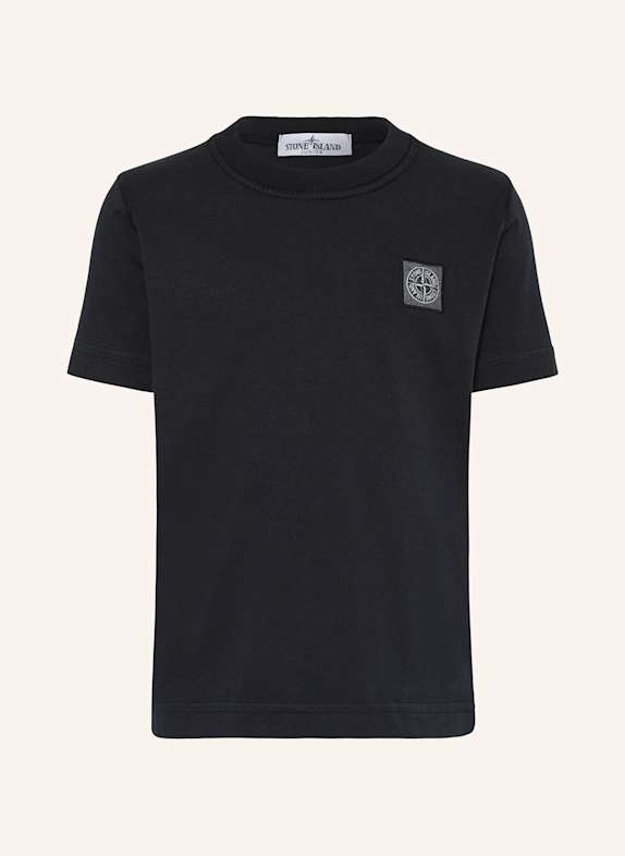 STONE ISLAND JUNIOR T-Shirt SCHWARZ