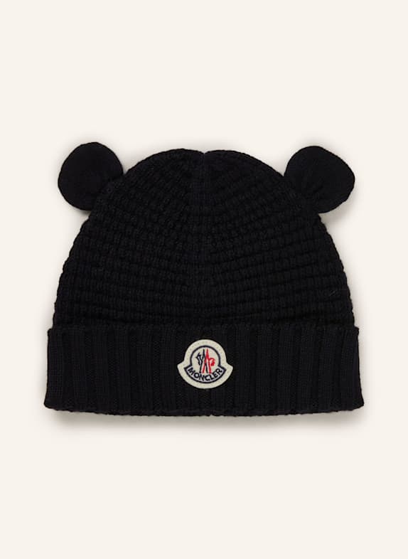 MONCLER enfant Mütze DUNKELBLAU
