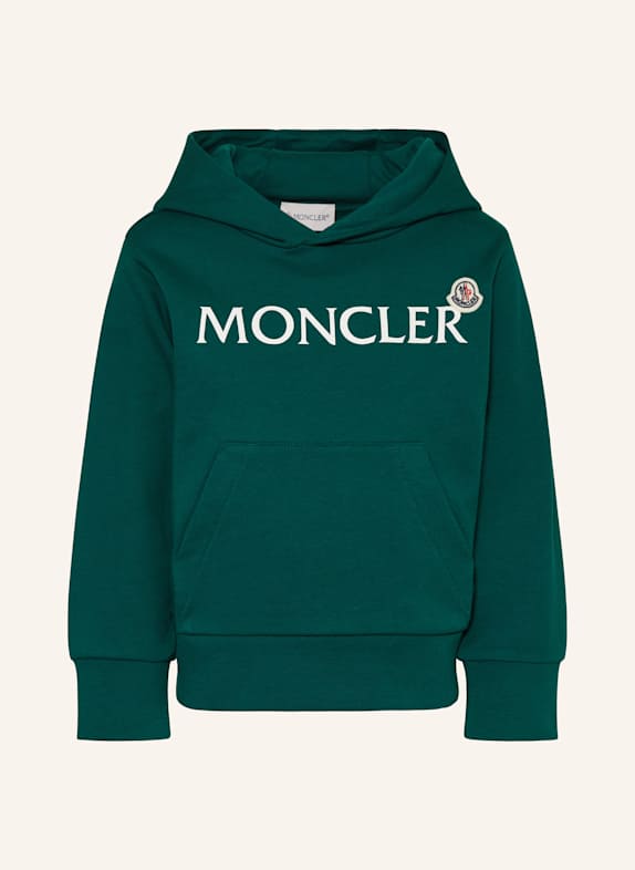 MONCLER enfant Hoodie DUNKELGRÜN/ WEISS
