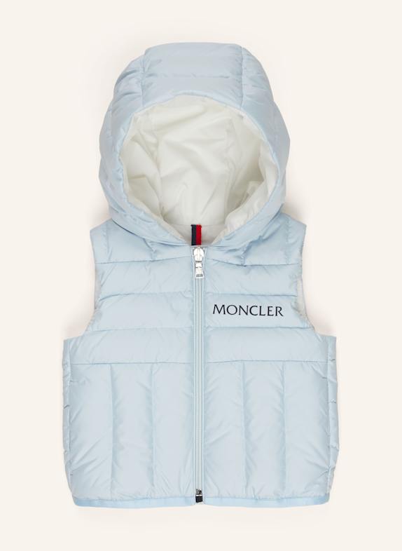 MONCLER enfant Daunenweste NERVILLE HELLBLAU