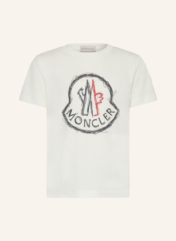 MONCLER enfant T-Shirt WEISS/ SCHWARZ