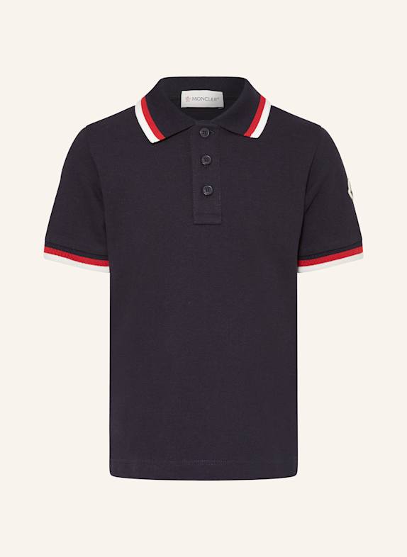 MONCLER enfant Piqué-Poloshirt DUNKELBLAU