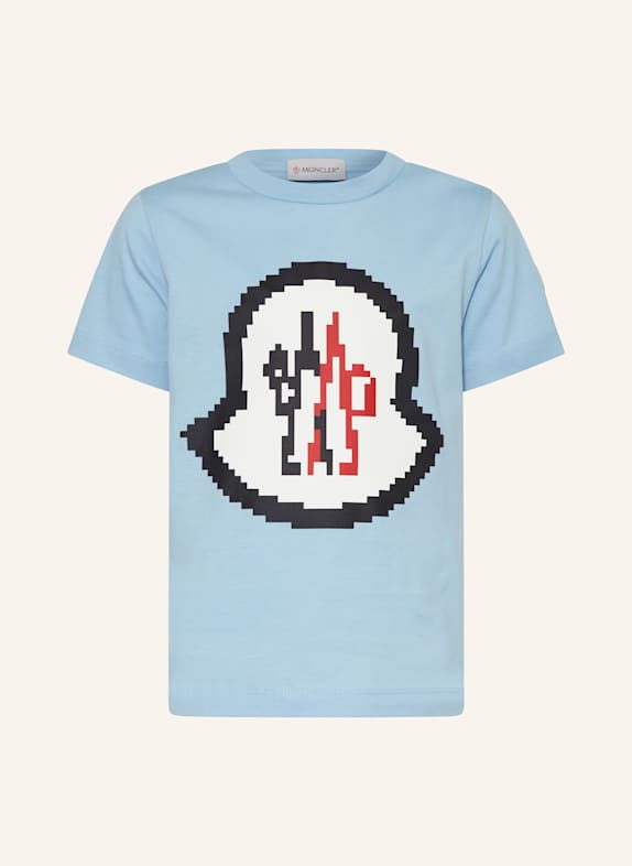 MONCLER enfant T-Shirt HELLBLAU/ WEISS