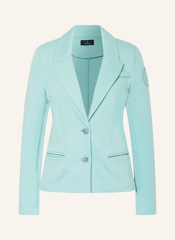 monari Jerseyblazer mit Schmucksteinen MINT