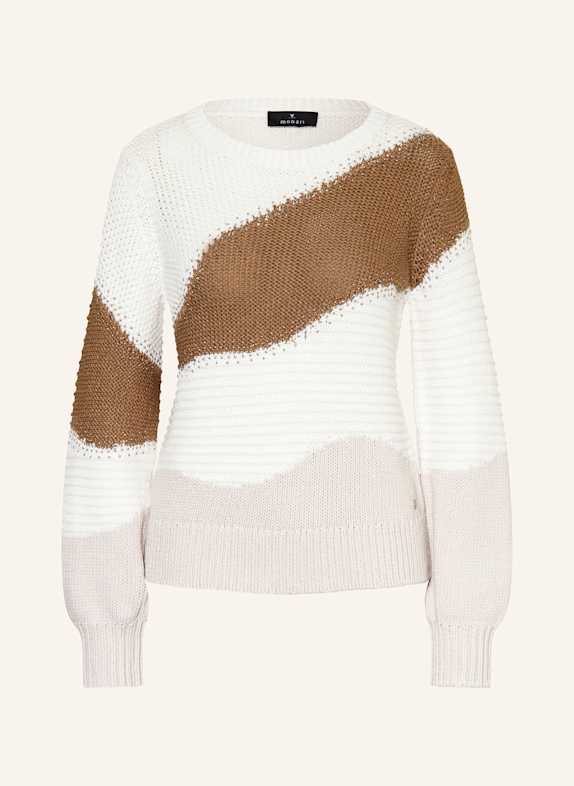 monari Pullover ECRU/ BRAUN/ BEIGE