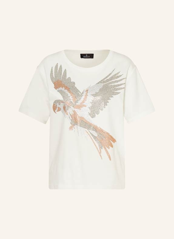 monari T-Shirt mit Schmucksteinen ECRU